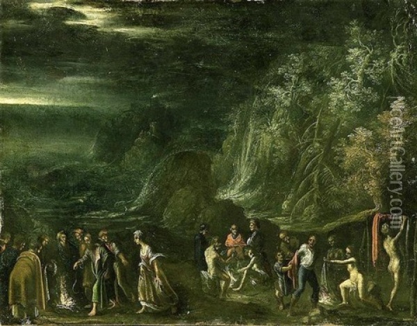 Le Naufrage De Saint Paul Oil Painting - Adam Elsheimer