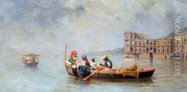 Gitain Barca Oil Painting - Giuseppe Cosenza