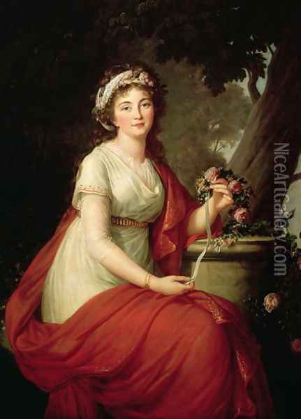 Princess Youssoupoff, 1797 Oil Painting - Elisabeth Vigee-Lebrun