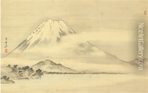 Mount Fuji Oil Painting -  Gantai
