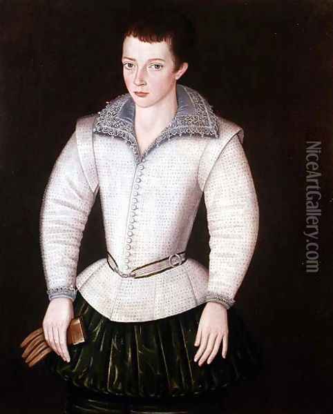 Portrait of a Boy Oil Painting - John de, the Elder Critz