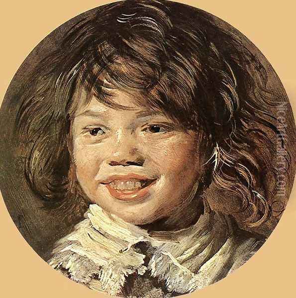 Laughing Child 1620-25 Oil Painting - Frans Hals