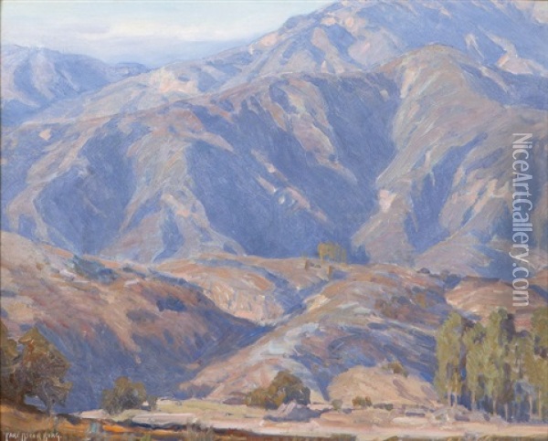 California Hills Oil Painting - Carl Oscar Borg