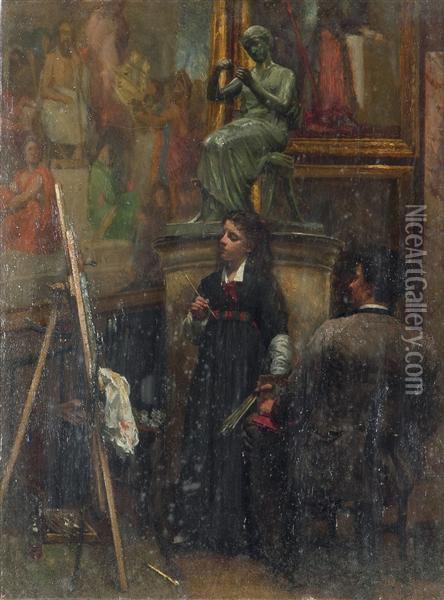 Lezioni Di Pittura Oil Painting - Napoleone Nani