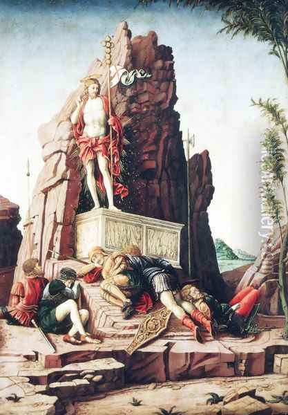 The Resurrection Oil Painting - Andrea Mantegna
