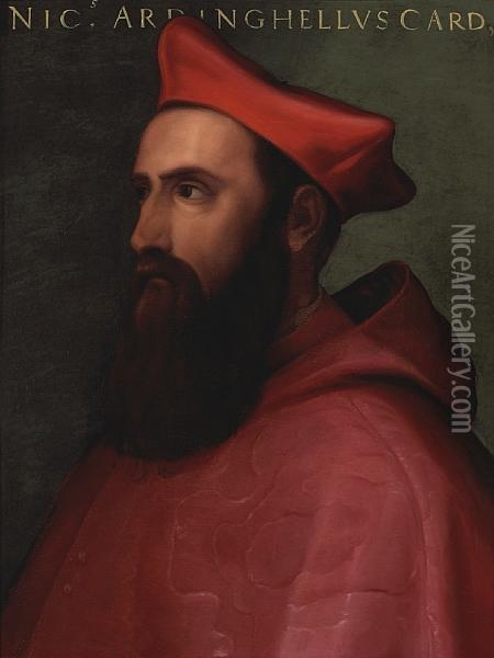A Portrait Of Niccolo Ardinghelli Oil Painting - Sebastiano Del Piombo