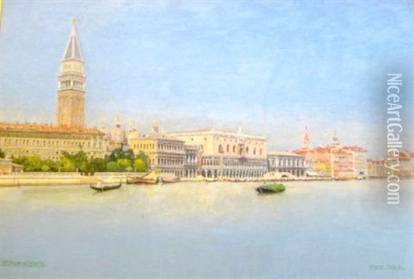 Venice, The Grand Canal Oil Painting - William Patrick Whyte