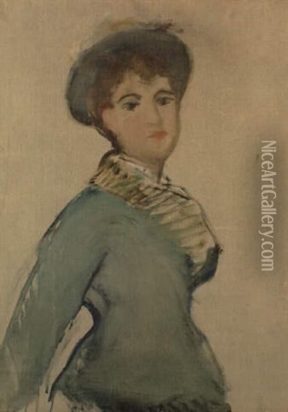 Etude De Femme Oil Painting - Edouard Manet