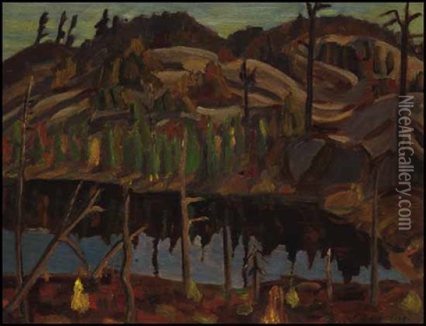 Northern Landscape Oil Painting - Sir Frederick Grant Banting