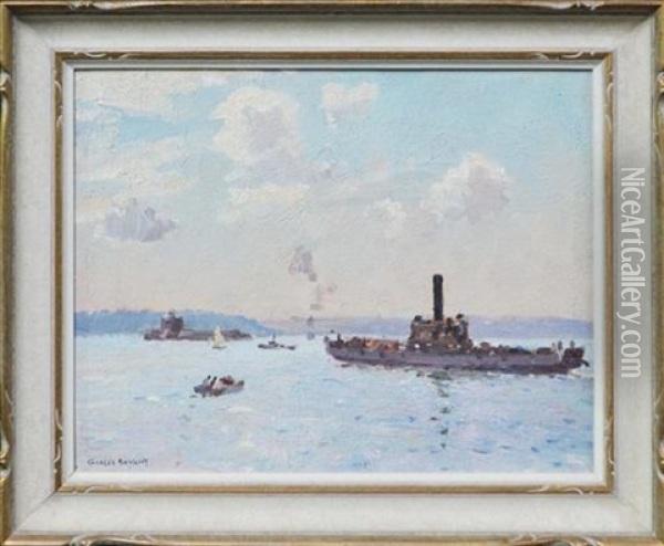 Koondooloo, Sydney Harbour Oil Painting - Charles David Jones Bryant