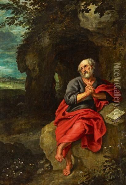 Saint Hieronymus Oil Painting - Peter Paul Rubens