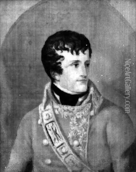 Portrait of Napoleon Bonaparte as First Consul, bust-length Oil Painting - Gaspard Gregoire