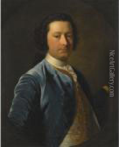 Portrait Of Colin Campbell Of Monzie Oil Painting - Allan Ramsay