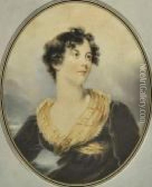 Portrait De Miss Stephen Oil Painting - Sir Thomas Lawrence