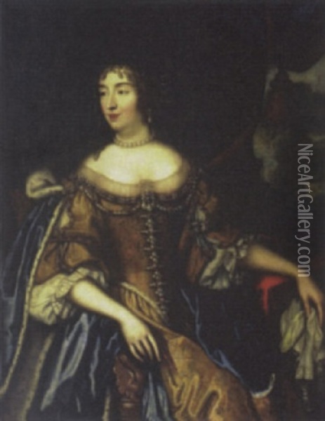 Portrait Of Marguerite-louise D'orleans, Grand Duchess Of Tuscany Oil Painting - Pierre Mignard the Elder