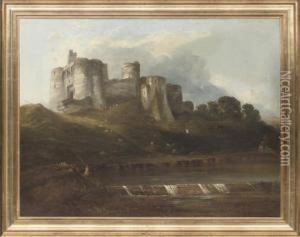 Kidwelly Castle, Wales Oil Painting - Horatio McCulloch
