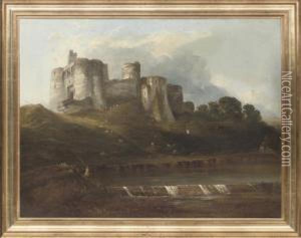Kidwelly Castle, Wales Oil Painting - Horatio McCulloch