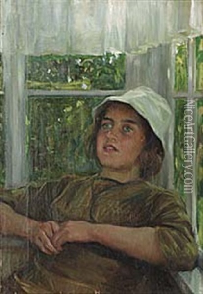 Torun Oil Painting - Fanny Ingeborg Matilda Brate