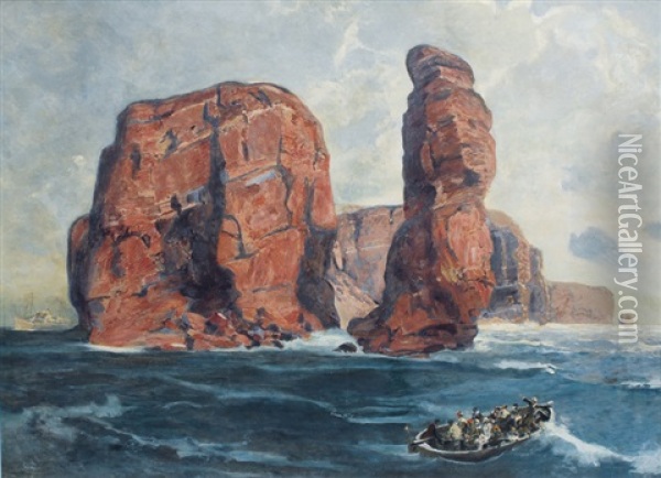 Helgoland Oil Painting - Erich Kips