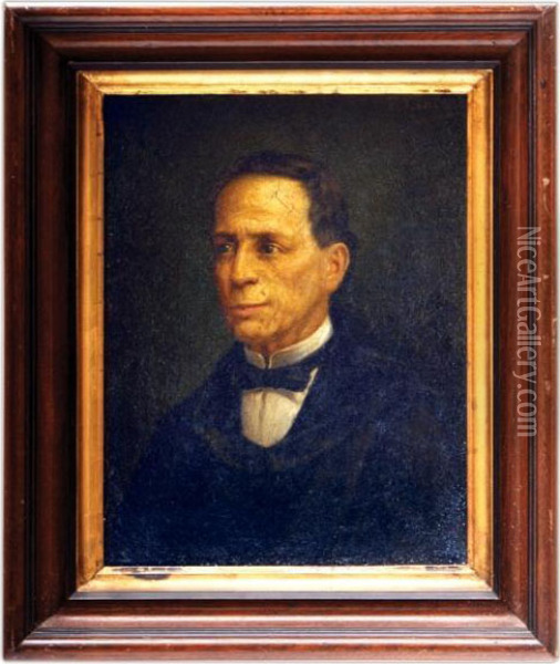 Retrato De Don Jose De Ortega De Rocafuerte Oil Painting - Franz von Lenbach