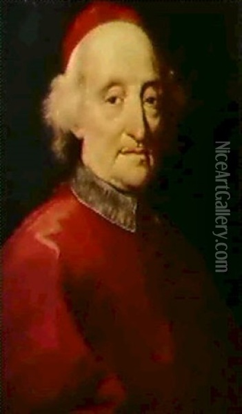 Bildnis Eines Kardinals Oil Painting - Giovanni Maria Morandi