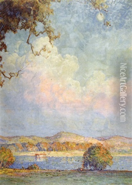 The Golden Shore Oil Painting - Will Henry Stevens