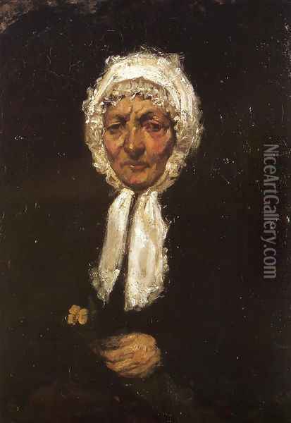 Old Mother Gerard Oil Painting - James Abbott McNeill Whistler