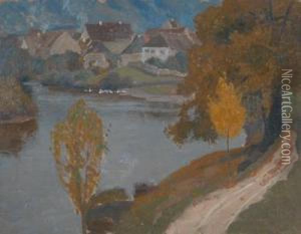Wiener Und Munchner Akademie Oil Painting - Karl O'Lynch Van Town