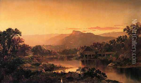River View Oil Painting - William Louis Sonntag