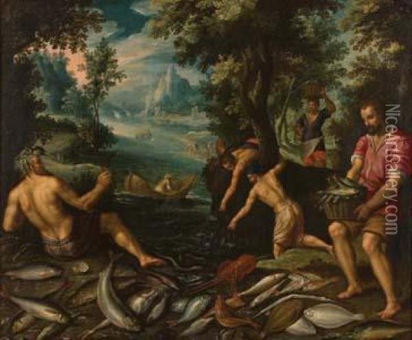 Allegoria Del Mare Oil Painting - Paolo Fiammingo