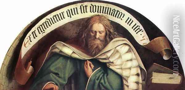 The Ghent Altarpiece- Prophet Micheas 1432 Oil Painting - Jan Van Eyck