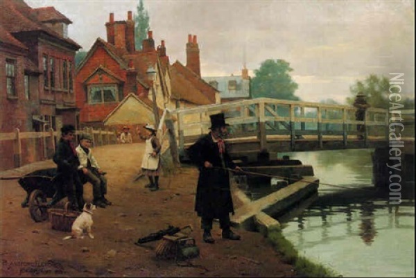 The Gentle Craft Oil Painting - Blandford Fletcher