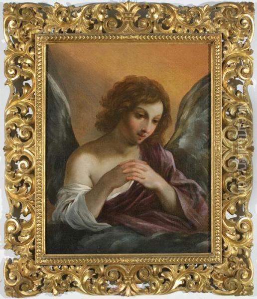 Angelo In Preghiera Oil Painting - Cesare Gennari