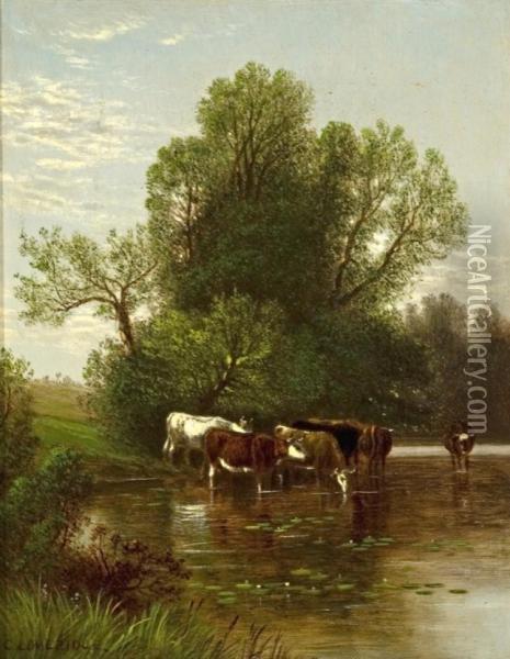 Pastoral Landscape Oil Painting - Clinton Loveridge