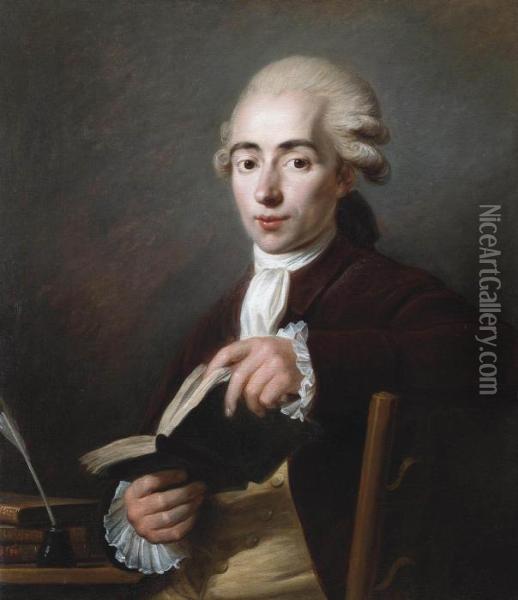 Portrait Of Cesaire Gabriel Gerac Oil Painting - Jean Louis Voille