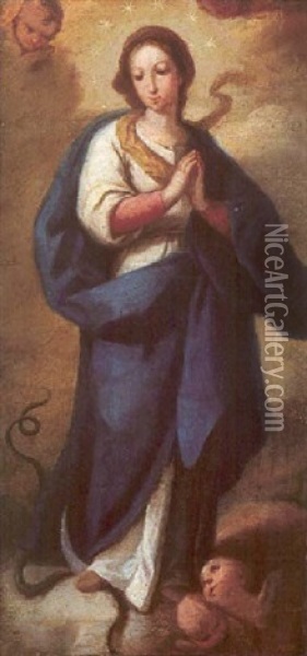 Inmaculada Concepcion Oil Painting - D. Francisco Bayeu y Subias
