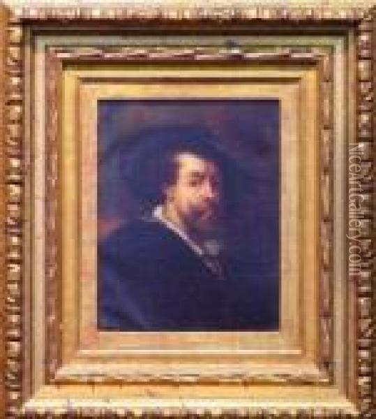 Self Portrait Of The Artist Oil Painting - Peter Paul Rubens