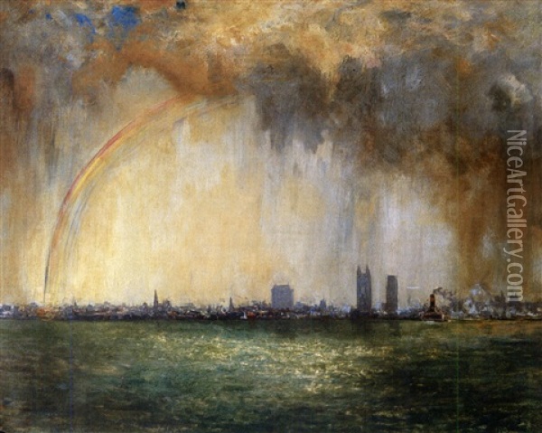 After The Storm Oil Painting - Julian Walbridge Rix