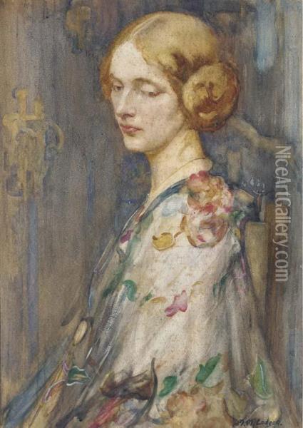 Evelyn Oil Painting - Mildred Mai Ledger