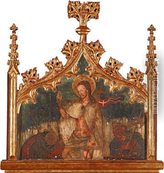 La Resurreccion De Cristo Oil Painting - Pere Garcia De Benavarri