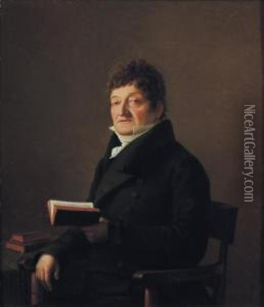 Portrait D'un Conventionne Oil Painting - Henri Voordecker