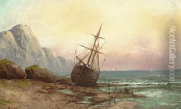 Coastal View Oil Painting - William Harry Williamson
