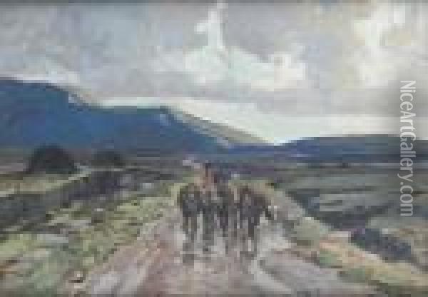 Altnabrocky, Co. Mayo Oil Painting - James Humbert Craig