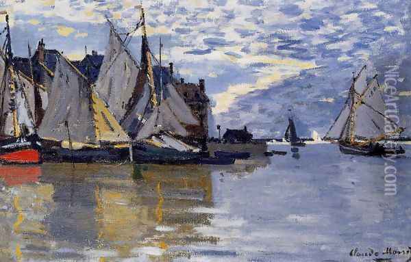Sailboats Oil Painting - Claude Oscar Monet
