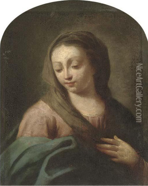 The Madonna Oil Painting - Sebastiano Conca