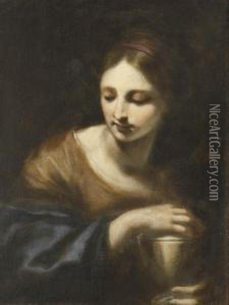 Maria Maddalena Oil Painting - Felice Ficherelli Il Riposo