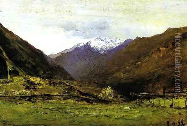 Ultime nevi 1899 Oil Painting - Lorenzo Delleani
