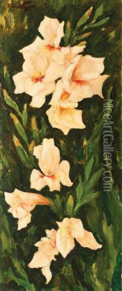 Imperial Lilies Oil Painting - Nicolae Tonitza