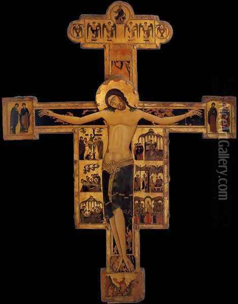 Crucifix (Cross No. 20) Oil Painting - Italian Unknown Master