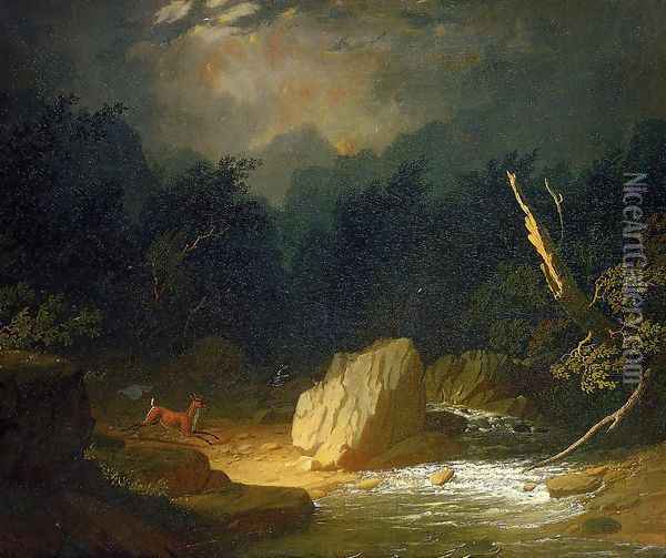 The Storm Oil Painting - Jules Breton